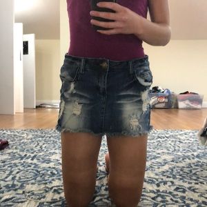 Jean skirt